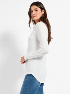 NZT Sweet Dreams Long Sleeve Shirt -Classic Fashion Clothing Store NZTW232051MWHPRODUCT 01