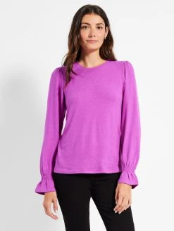 NZT Sweet Dreams Femme Sleeve Tee VIVID MAGENTA