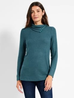 NZT Sweet Dreams Snap Neck Tee TRUE OCEAN