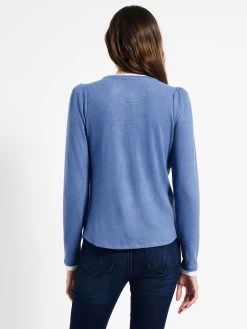 NZT Sweet Dreams Puff Shoulder Layered Top HORIZON -Classic Fashion Clothing Store NZTW232071HORPRODUCT 03