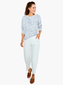 All Day Slim Wide Crop Pant PAPER WHITE -Classic Fashion Clothing Store R211802PWHPRODUCT 01