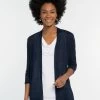 Lightweight Long Back Of The Chair Cardigan DARK INDIGO -Classic Fashion Clothing Store S201191DIDPRODUCT 01