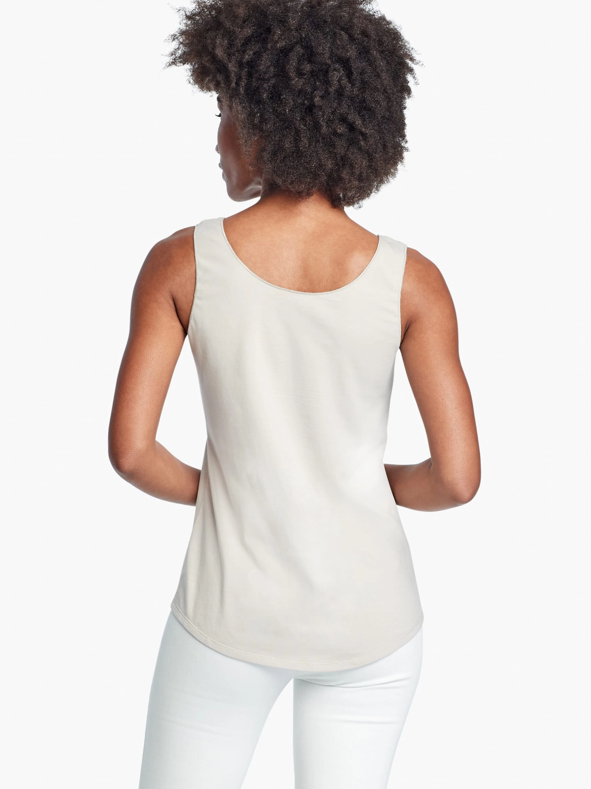 Shirt Tail Perfect Tank COBBLESTONE 6 Shirt Tail Perfect Tank COBBLESTONE - Image 4