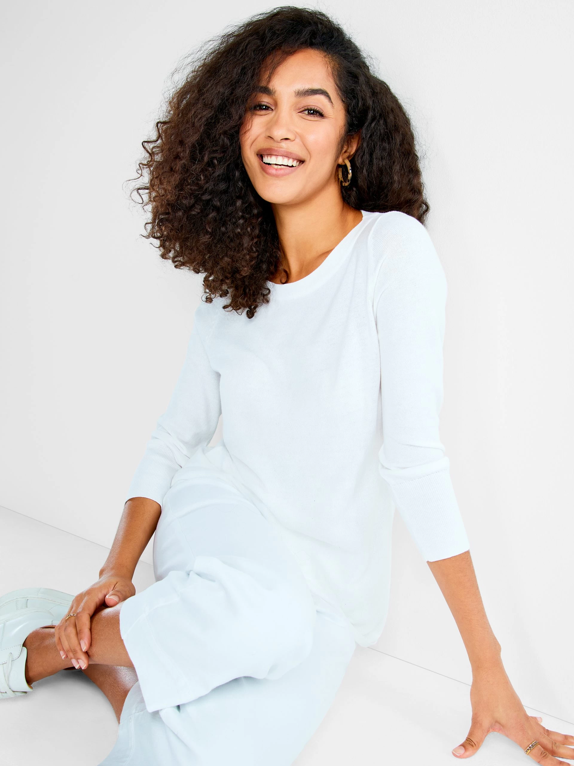 Vital Boatneck Sweater PAPER WHITE 8 Vital Boatneck Sweater PAPER WHITE - Image 6