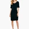 Eaze Tie Dress BLACK ONYX -Classic Fashion Clothing Store S221216BLXPRODUCT 01