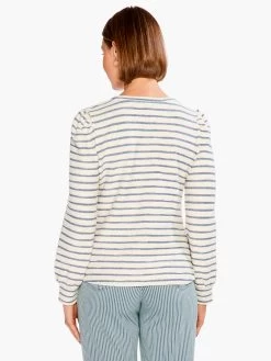 Striped Oceanus Top BLUE MULTI -Classic Fashion Clothing Store S231007BLTPRODUCT 03