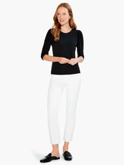 Drapey Rib Puff Sleeve Tee -Classic Fashion Clothing Store S231009BLXPRODUCT 04