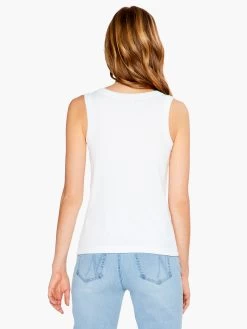 Rib Knit Scoop Tank PAPER WHITE -Classic Fashion Clothing Store S231051PWHPRODUCT 03