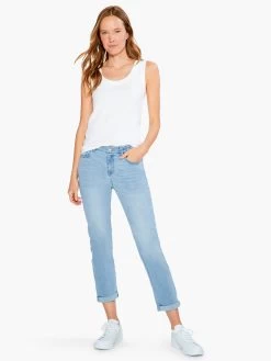 Rib Knit Scoop Tank PAPER WHITE -Classic Fashion Clothing Store S231051PWHPRODUCT 04