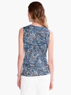 Water Drops Tank BLUE MULTI -Classic Fashion Clothing Store S231063BLTPRODUCT 03