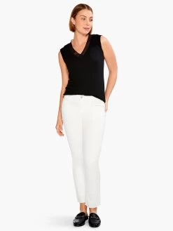 Drapey Rib Mesh Trim Tank 9 Drapey Rib Mesh Trim Tank -Classic Fashion Clothing Store S231068BLXPRODUCT 04