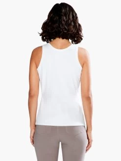 High Neck Perfect Tank PAPER WHITE -Classic Fashion Clothing Store S231070PWHPRODUCT 03