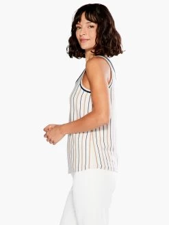 Neutral Striped Vital Tank NEUTRAL MULTI -Classic Fashion Clothing Store S231118NUMPRODUCT 02