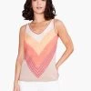 Sun Ray Crochet Tank ORANGE MULTI -Classic Fashion Clothing Store S231122ORMPRODUCT 01