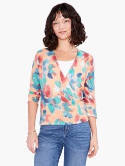 Terrace 4-Way Cardigan ORANGE MULTI -Classic Fashion Clothing Store S231134ORMPRODUCT 03