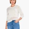 Placed Pointelle Sweater COBBLESTONE -Classic Fashion Clothing Store S231148CBSPRODUCT 01