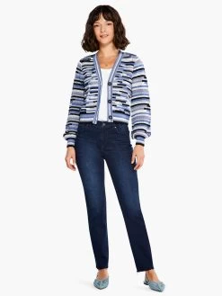 Crochet Blues Cardigan BLUE MULTI 13 Crochet Blues Cardigan BLUE MULTI -Classic Fashion Clothing Store S231157BLTPRODUCT 04