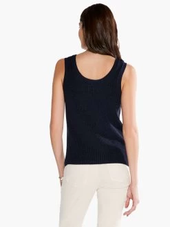 Shaker Knit Tank DARK INDIGO -Classic Fashion Clothing Store S231168DIDPRODUCT 03
