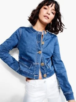 Top It Off Denim Jacket ATLANTIC