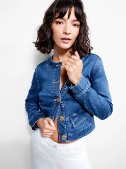 Top It Off Denim Jacket ATLANTIC -Classic Fashion Clothing Store S231504ALCPRODUCT 06
