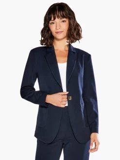 Work It Blazer DARK INDIGO