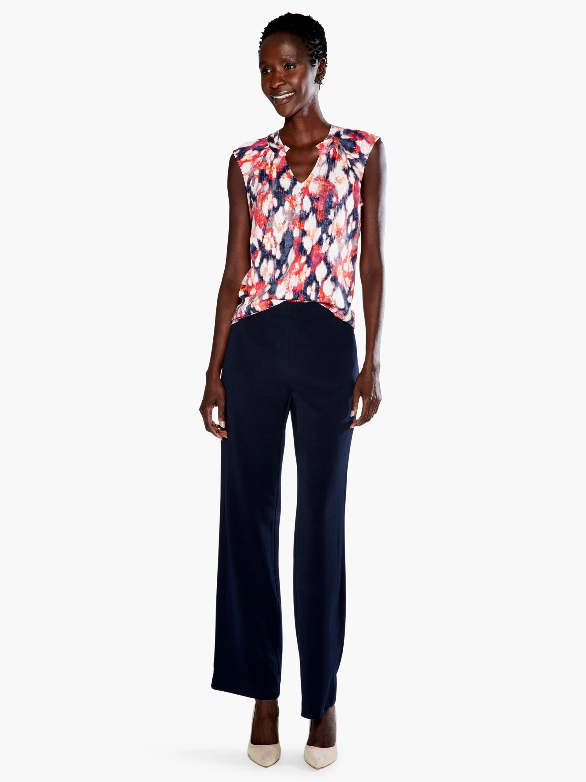 Floral Ikat Live In Tank BLUE MULTI 6 Floral Ikat Live In Tank BLUE MULTI - Image 4