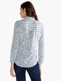 Lattice Live In Shirt BLUE MULTI -Classic Fashion Clothing Store S231628BLTPRODUCT 03