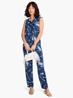 Vintage Botanical Tank BLUE MULTI -Classic Fashion Clothing Store S231633BLTPRODUCT 04