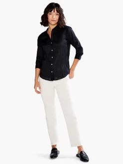 Crinkle Shirt BLACK ONYX -Classic Fashion Clothing Store S231636BLXPRODUCT 04