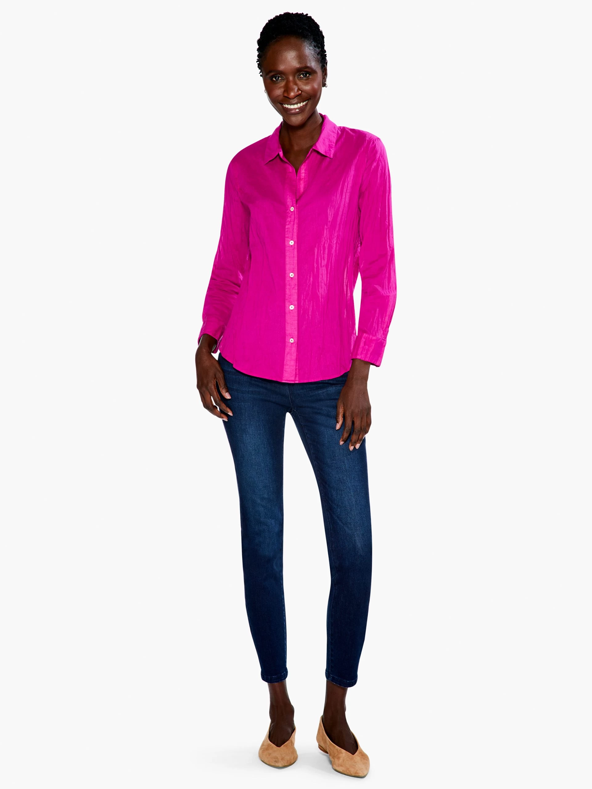 Crinkle Shirt ORCHID PETAL 6 Crinkle Shirt ORCHID PETAL - Image 4