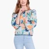 Citrus Grove Puff Sleeve Top BLUE MULTI -Classic Fashion Clothing Store S231640BLTPRODUCT 01