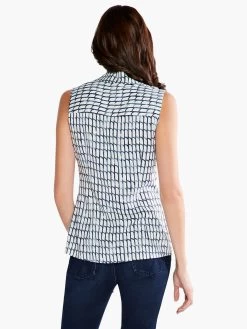 Lattice Live In Tank BLUE MULTI -Classic Fashion Clothing Store S231641BLTPRODUCT 03
