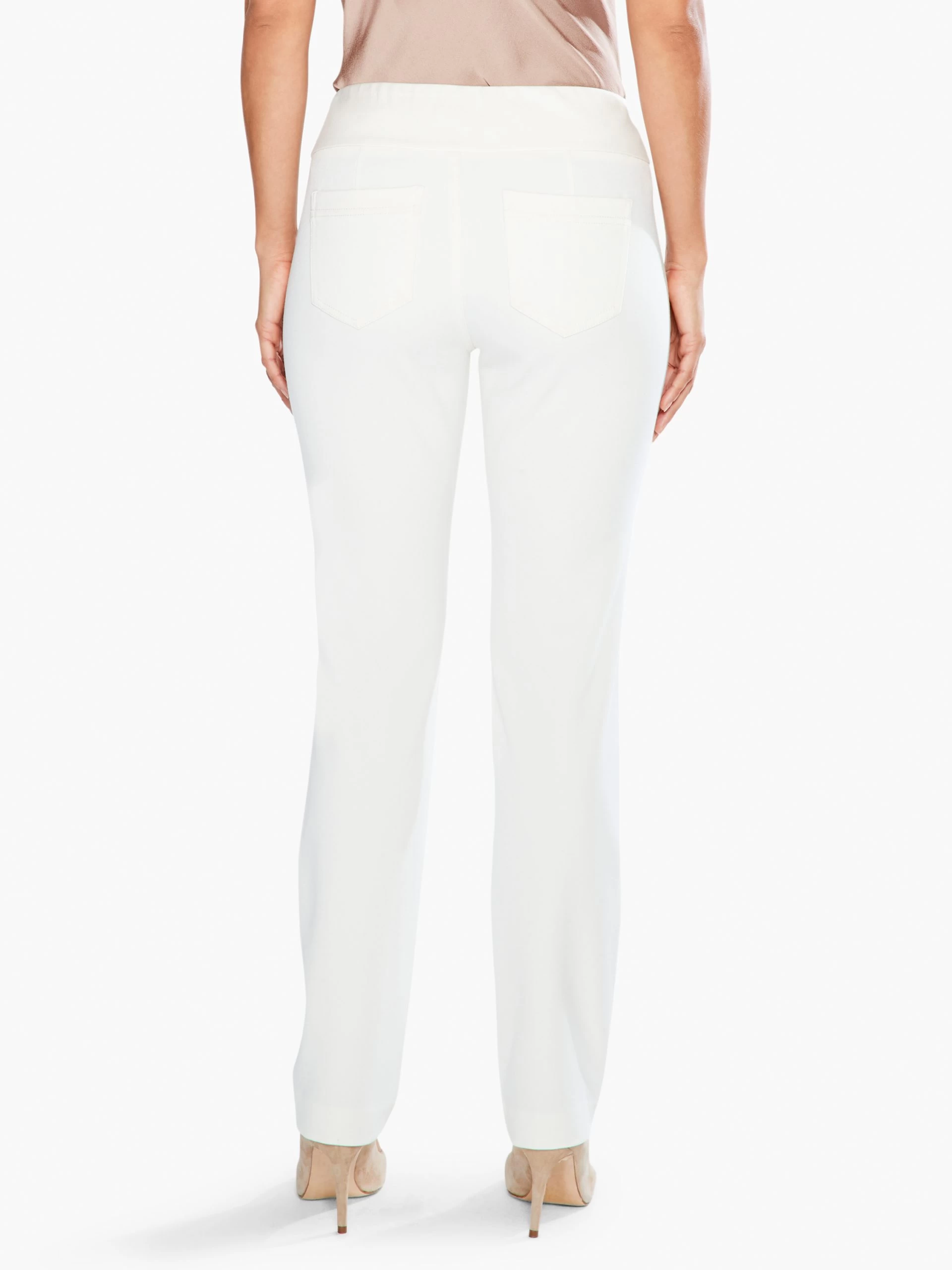 Work It Straight-Leg Trouser CREAM 5 Work It Straight-Leg Trouser CREAM - Image 3