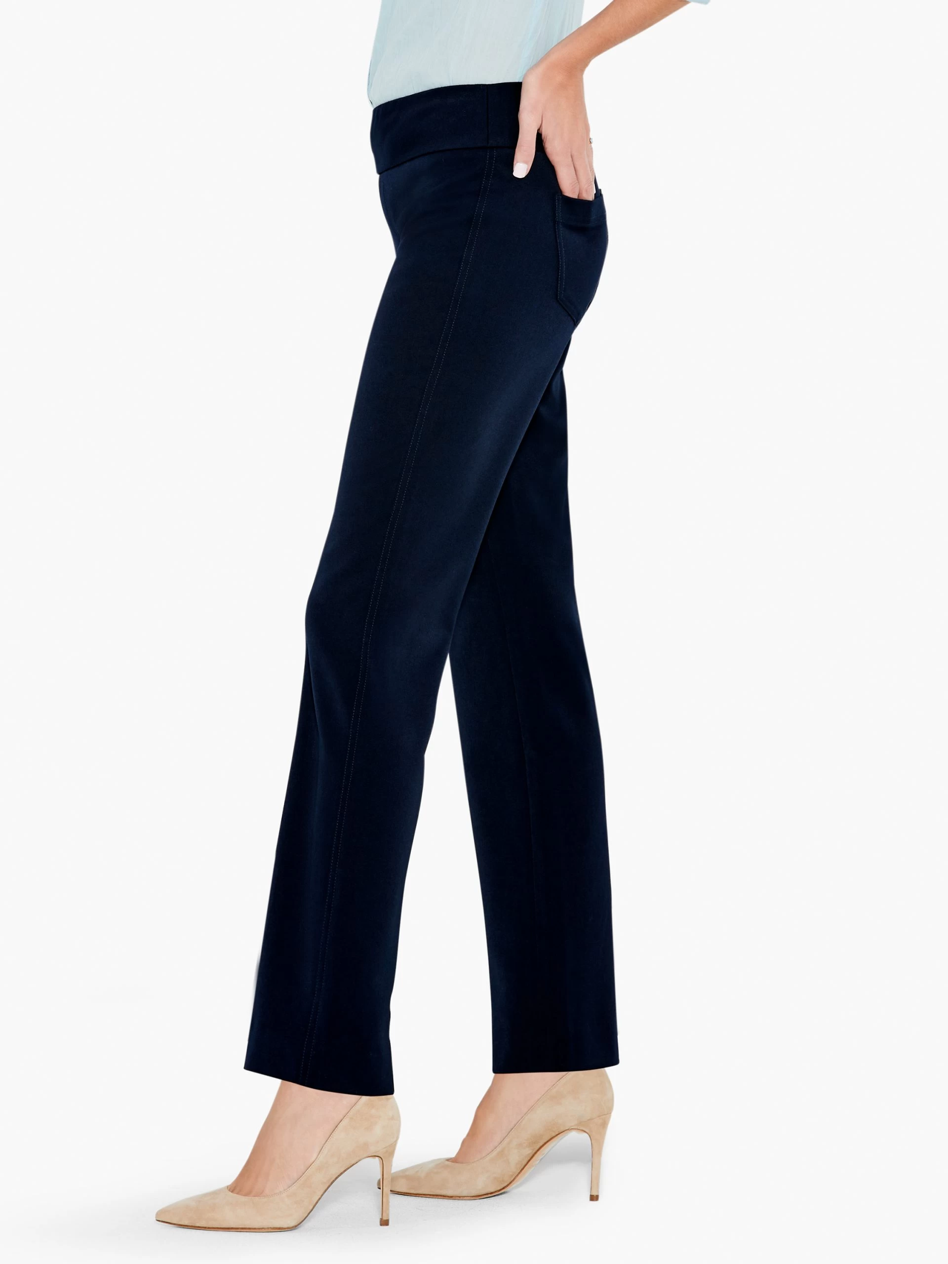 Work It Straight-Leg Trouser DARK INDIGO 4 Work It Straight-Leg Trouser DARK INDIGO - Image 2