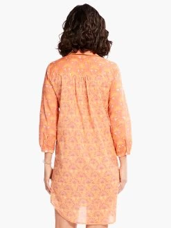 Swan Rays Dress ORANGE MULTI -Classic Fashion Clothing Store S231911ORMPRODUCT 03