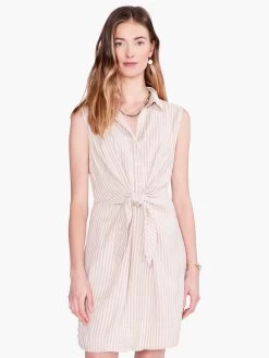 Cafe Tie Front Dress NEUTRAL MULTI -Classic Fashion Clothing Store S231921NUMPRODUCT 04