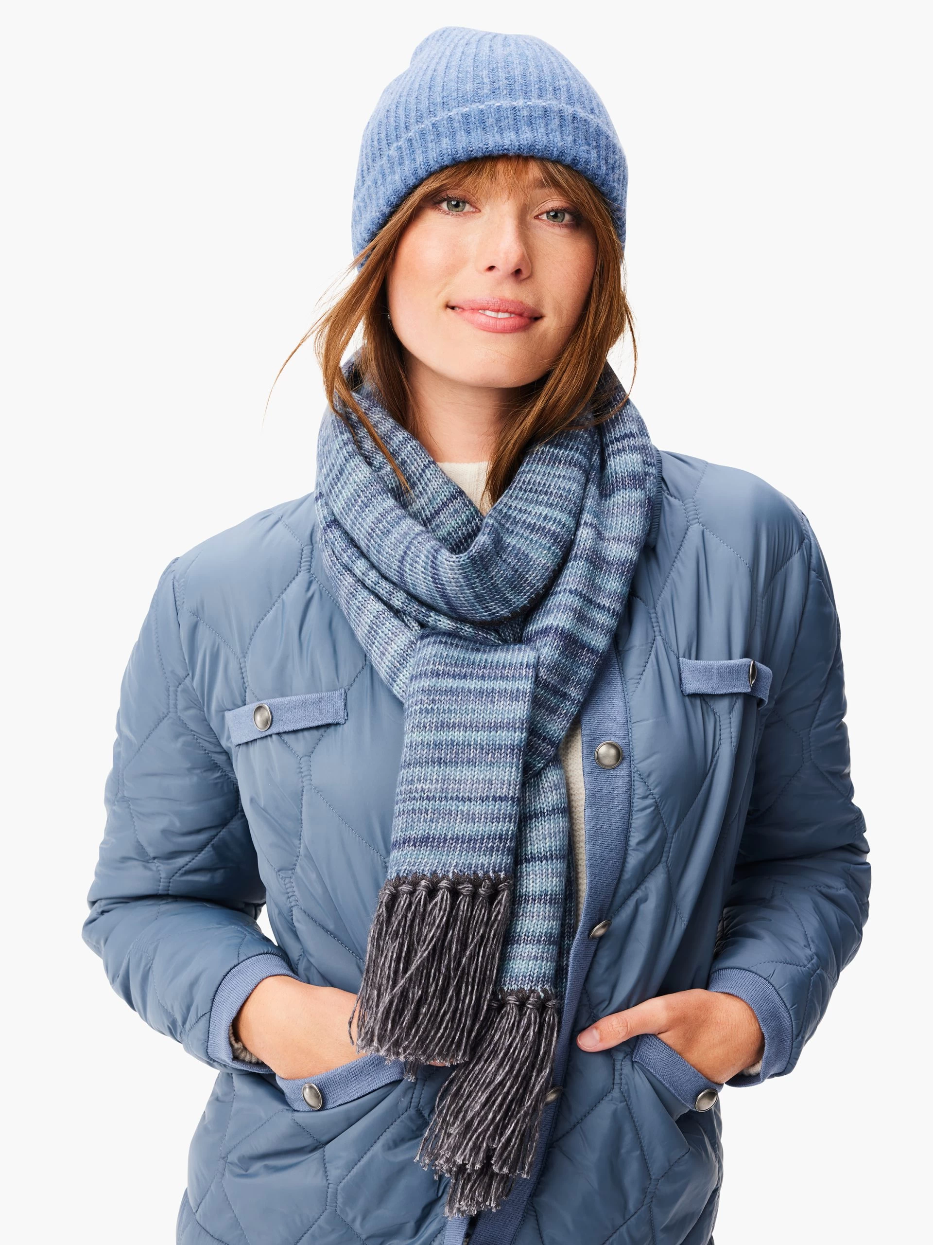 Spacedye Fringe Scarf 4 Spacedye Fringe Scarf - Image 2