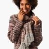 Spacedye Fringe Scarf NATURAL MIX 2 Spacedye Fringe Scarf NATURAL MIX -Classic Fashion Clothing Store W230069RNMXPRODUCT 01
