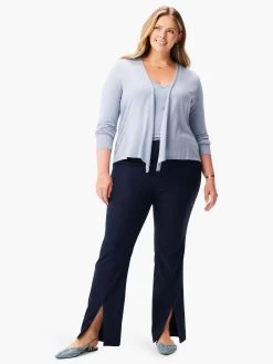 Perfect Knit Rib Long Sleeve V Neck -Classic Fashion Clothing Store W231032WBGCPRODUCT 04