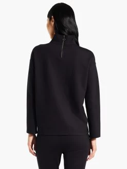 Reversible Ponte Top BLACK ONYX -Classic Fashion Clothing Store W231074BLXPRODUCT 03