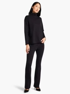 Reversible Ponte Top BLACK ONYX -Classic Fashion Clothing Store W231074BLXPRODUCT 04