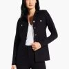 Ponte Knit Jacket BLACK ONYX -Classic Fashion Clothing Store W231076BLXPRODUCT 01