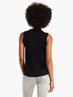 Date Night Drape Tank BLACK ONYX -Classic Fashion Clothing Store W231078BLXPRODUCT 03
