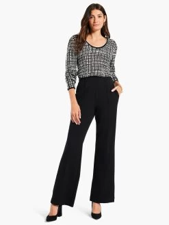 Checked Off Sweater BLACK MULTI -Classic Fashion Clothing Store W231117BLMPRODUCT 04