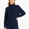 Textured Tunic Sweater -Classic Fashion Clothing Store W231140DIDPRODUCT 01