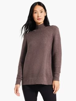 Textured Tunic Sweater IRON
