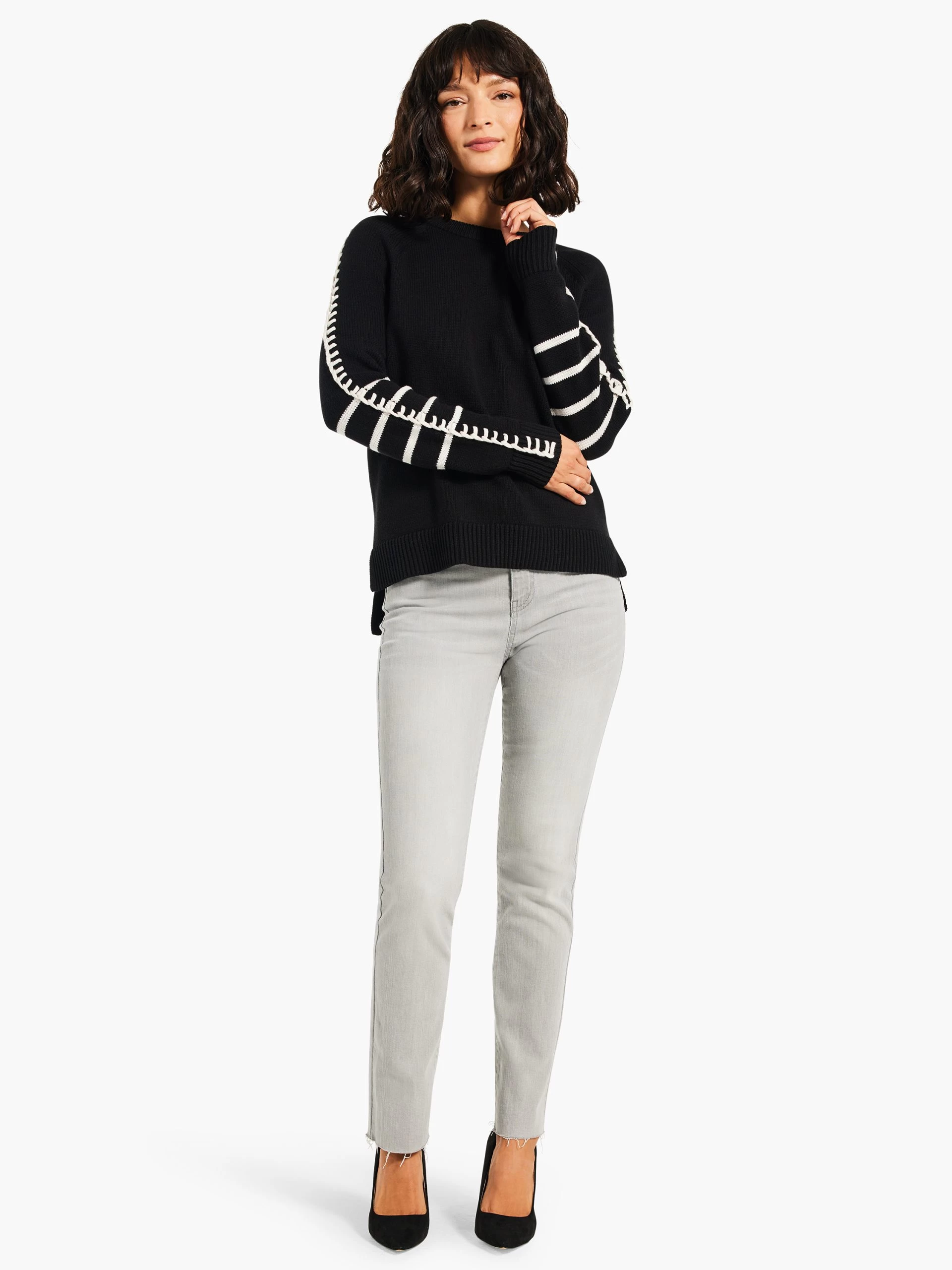 Dashing Down Sweater BLACK MULTI 6 Dashing Down Sweater BLACK MULTI - Image 4