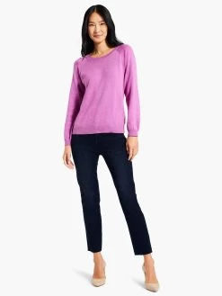 Here And There Sweater VIVID MAGENTA 9 Here And There Sweater VIVID MAGENTA -Classic Fashion Clothing Store W231151VMGPRODUCT 04