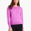 Femme Sleeve Sweater VIVID MAGENTA 2 Femme Sleeve Sweater VIVID MAGENTA -Classic Fashion Clothing Store W231159VMGPRODUCT 01