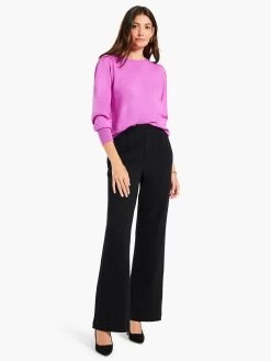 Femme Sleeve Sweater VIVID MAGENTA -Classic Fashion Clothing Store W231159VMGPRODUCT 04